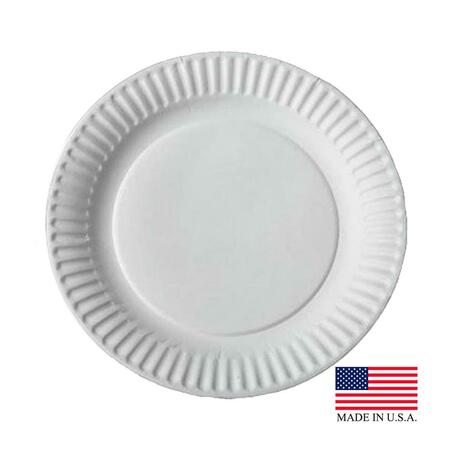 ASPEN PRODUCTS 12100-5-43004 PEC 9 in. Uncoated Paper Plate, 1200PK 12100-5/43004  (PEC)